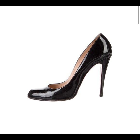 Christian Louboutin Patent Black Pumps 8.5 Box Included - Picture 7 of 9